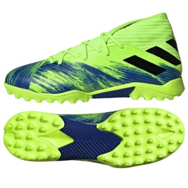 Adidas Nemeziz 19.3 Tf M FV3994 futballcipő sokszínű zöld