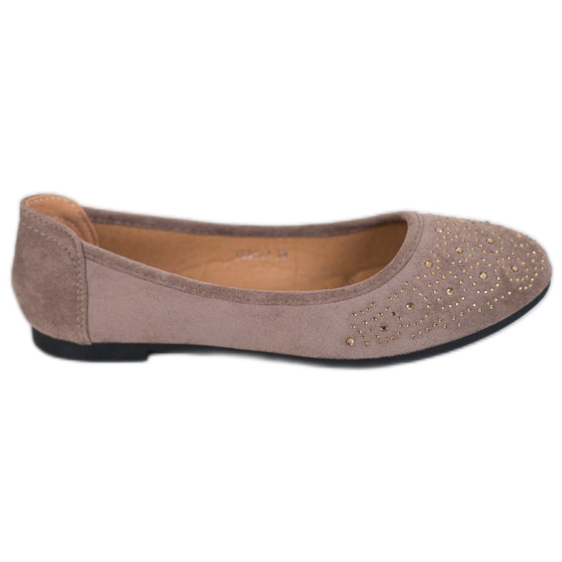 Diamantique Klasszikus balerina kristályokkal bézs