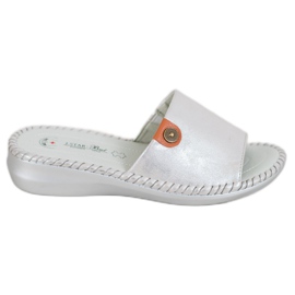 J. Star Alkalmi Eco bőr papucs szürke