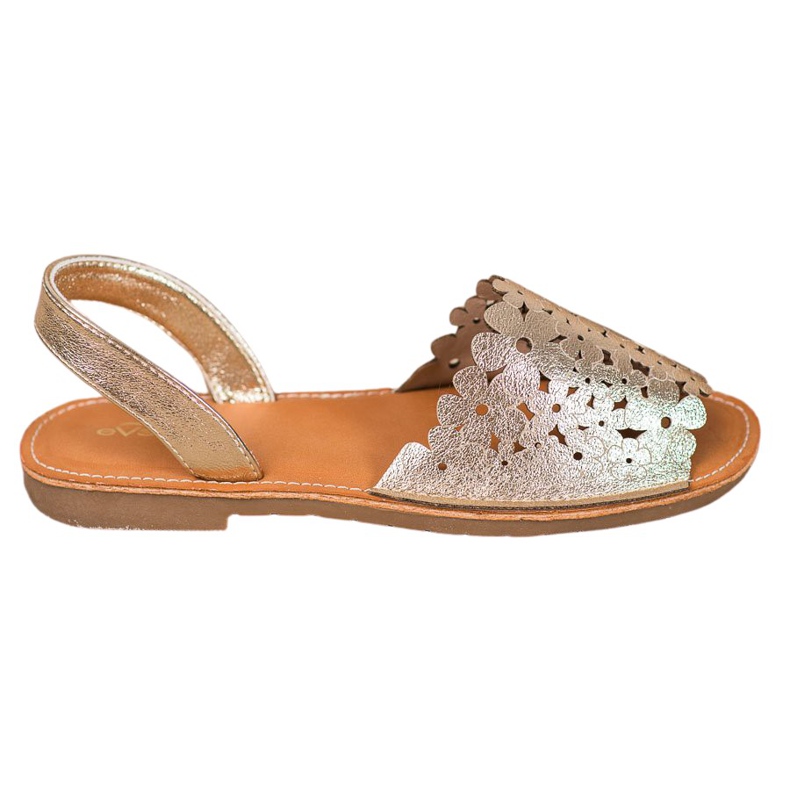 Evento Csúsztatható arany szandál aranysárga