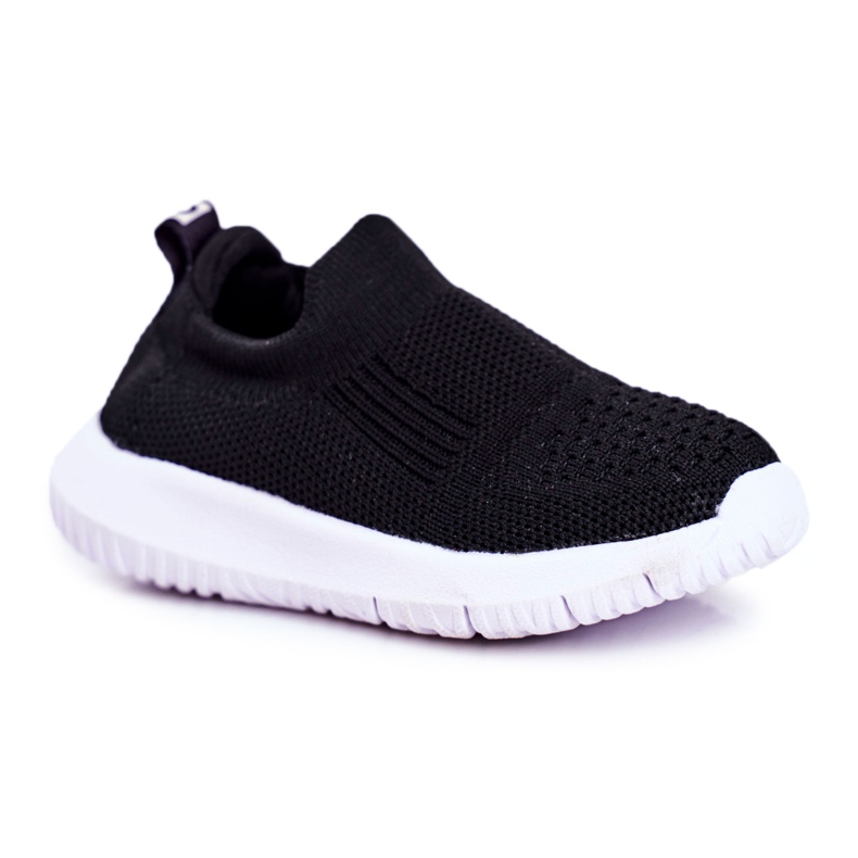 Apawwa Sport gyerekcipő Slip-On Black Eltros fekete