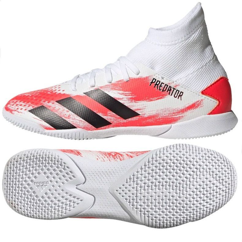 Belső cipő adidas Predator 20.3 In Jr EG0931 sokszínű fehér