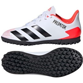 Adidas Predator 20.4 FxG Jr EG0933 futballcipő sokszínű fehér Adidas Predator 20.4 FxG Jr EG0933 futballcipő sokszínű fehér