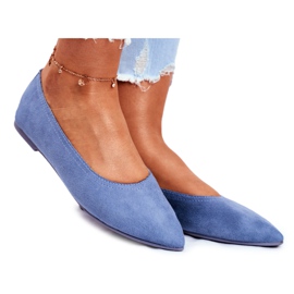SEA Női Eco-Suede balerinák Blue Bellissima kék SEA Női Eco-Suede balerinák Blue Bellissima kék