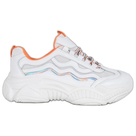 SHELOVET Fűzős cipők fehér