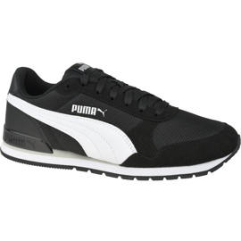 Puma St Runner v2 Mesh Jr 367135-06 fehér fekete Puma St Runner v2 Mesh Jr 367135-06 fehér fekete