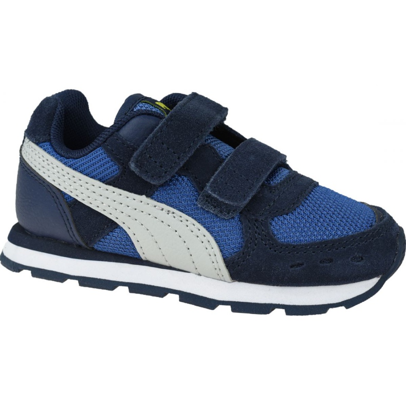 Puma Vista V Infants Jr 369541-09 fehér sötétkék kék