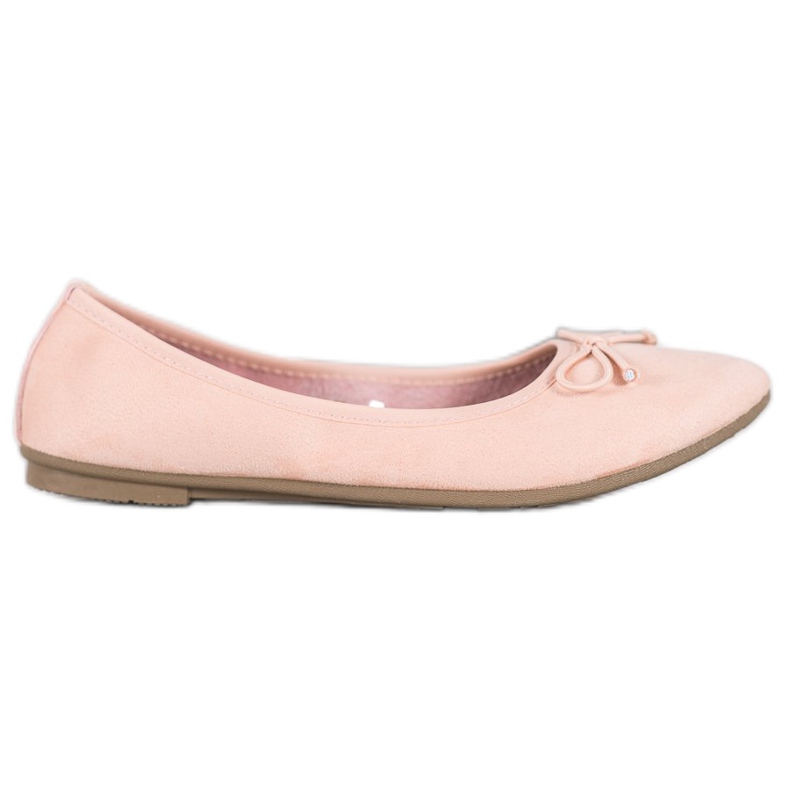 Diamantique Alkalmi velúr balerinák sokszínű rózsaszín