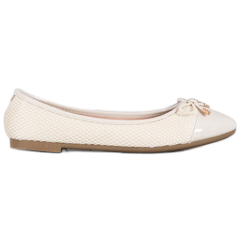 Diamantique Balerinák hálóval barna