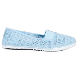 Bona Csúsztatható áttört cipő kék