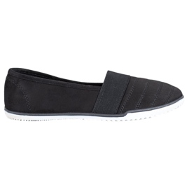 Bona Suede Slip On Cipő fekete Bona Suede Slip On Cipő fekete