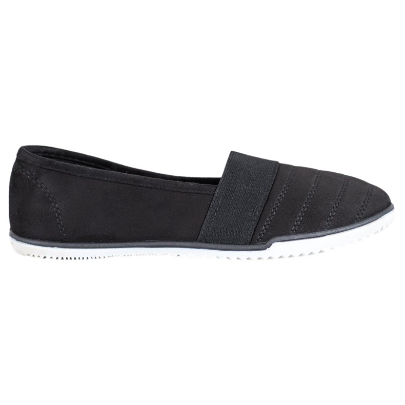 Bona Suede Slip On Cipő fekete