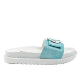 Fehér és kék papucs YQ10067 csatdal Fehér és kék papucs YQ10067 csatdal