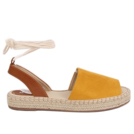 Női méz espadrilles LL908 Sárga Női méz espadrilles LL908 Sárga