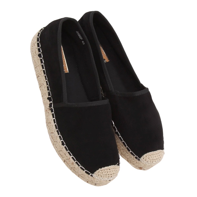 Fekete női espadrilles JH90P Black