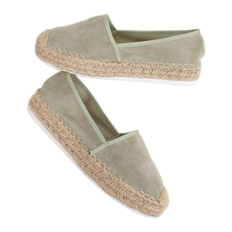 Női akvamarin espadrilles JH90P Green zöld Női akvamarin espadrilles JH90P Green zöld