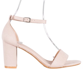 Anesia Paris Magas sarkú szandál barna