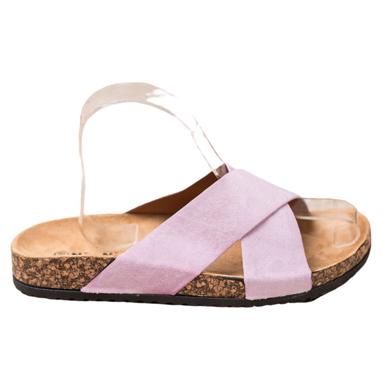 Nio Nio Alkalmi papucs a platformon rózsaszín