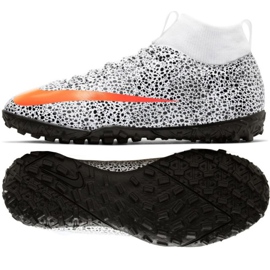 Nike Mercurial Superfly 7 Academy CR7 Tf Jr CV3187-180 futballcipő sokszínű fekete Nike Mercurial Superfly 7 Academy CR7 Tf Jr CV3187-180 futballcipő sokszínű fekete