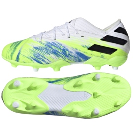 Adidas Nemeziz 19.1 Fg Jr EG7239 futballcipő sokszínű fehér