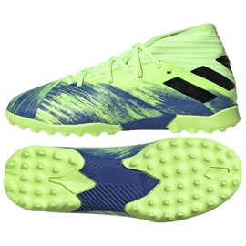 Adidas Nemziz 19.3 Tf Jr FV4006 futballcipő sokszínű zöld