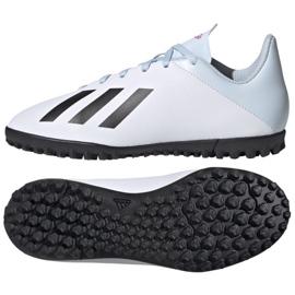 Adidas X 19.4 Tf Jr FV4661 futballcipő sokszínű fehér