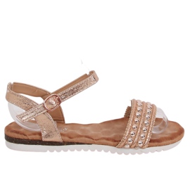 Pezsgő női szandál HT-68 Champagne sokszínű rózsaszín