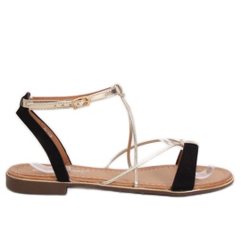 Fekete női szandál JH125P Fekete Fekete női szandál JH125P Fekete