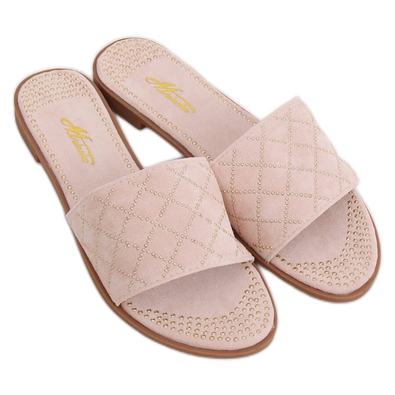 Rózsaszín női rózsaszín papucs Q-85 Pink