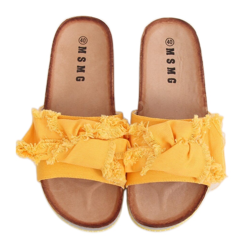 Női mézes papucs WS9023 Sárga