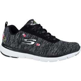 Skechers Flex Appeal 3.0 W 13074-BKW fekete