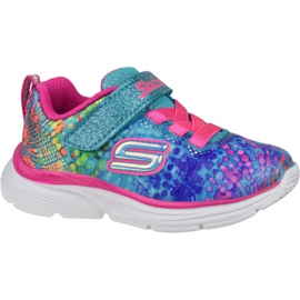 Skechers Wavy-Lites Jr 81385N-MLT sokszínű zöld