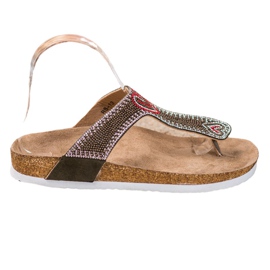 Bona Papucs a platformon barna Bona Papucs a platformon barna