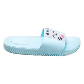 Bona Kék papucs alkalmazással Bona Kék papucs alkalmazással