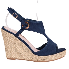 Goodin Zárt Espadrilles szandál sötétkék kék