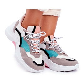 PS1 Női sportcipők Fehér és zöld Mindanao fekete rózsaszín szürke