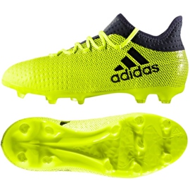Adidas X 17.1 Jr S82297 futballcipő sokszínű zöld