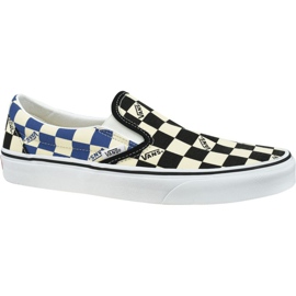 Vans Classic Slip-On Big Check M VN0A4U38WRT bézs fekete kék sokszínű