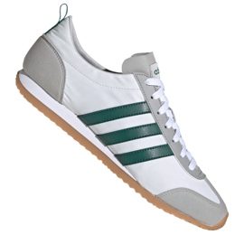 Adidas Vs Jog M FX0091 cipő fehér szürke zöld Adidas Vs Jog M FX0091 cipő fehér szürke zöld
