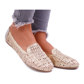 Női balerinák Lu Boo Braided Golden 4Ever aranysárga Női balerinák Lu Boo Braided Golden 4Ever aranysárga