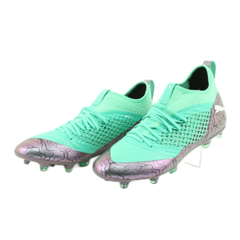 Futballcipő Puma Future 2.3 Netfit Fg Ag Color Shift M 104832 01 zöld