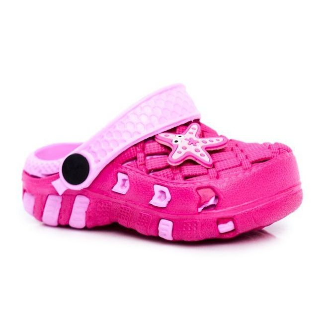Gyermek papucs hab Crocs Pink Starfish Susan rózsaszín Gyermek papucs hab Crocs Pink Starfish Susan rózsaszín