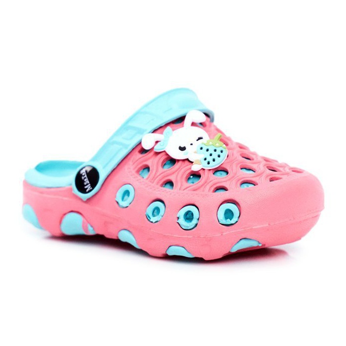 Gyermek papucs hab Crocs Red Rabbit Zoë piros kék