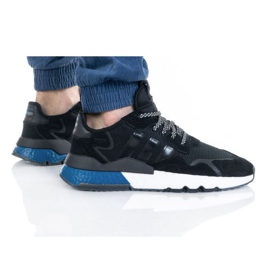 Adidas Nite Jogger M FW5331 cipő fekete zöld Adidas Nite Jogger M FW5331 cipő fekete zöld