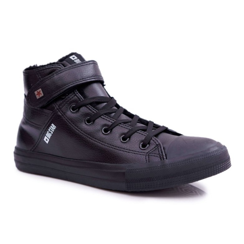 Férfi cipők Big Star Warm Black Y174020FW fekete