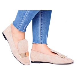 Női cipők Tányérral Golden Lords Bézs Lu Boo Harlem