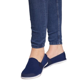 Lycra HT48 Navy Slip-On Cipők sötétkék