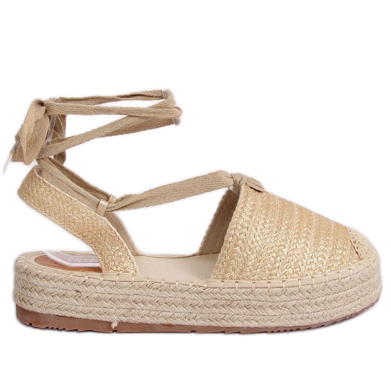 Női szandál espadrilles arany TU139P Gold aranysárga