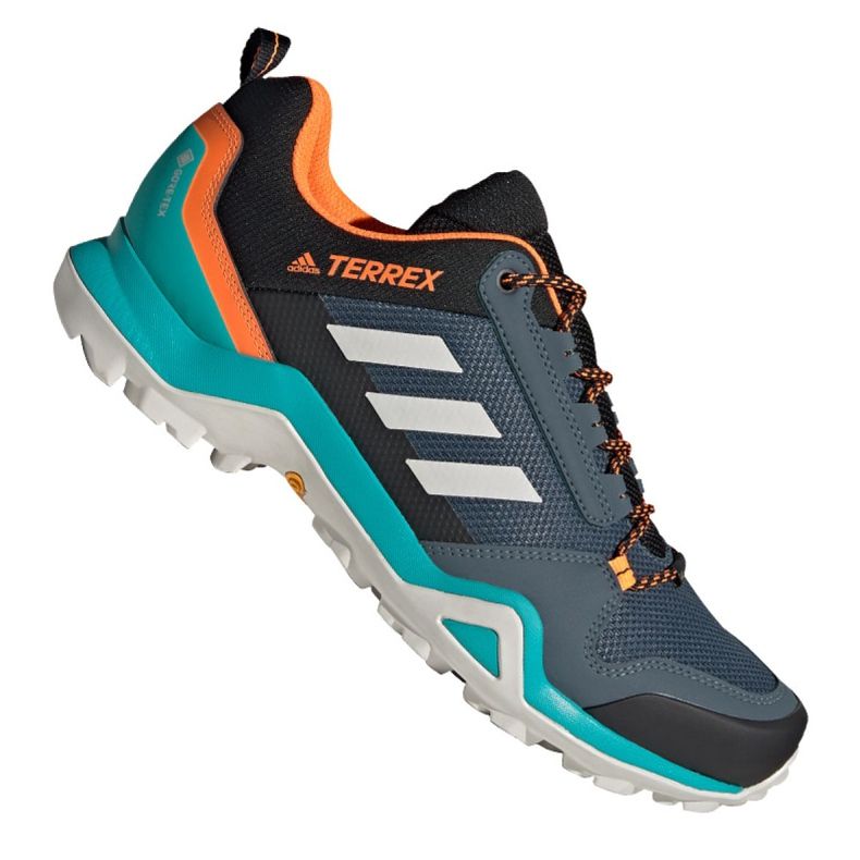 Adidas Terrex AX3 Gtx M FV6850 cipő fekete narancssárga rózsaszín szürke