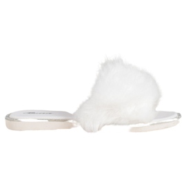 Bona Stílusos papucs szőrmével fehér Bona Stílusos papucs szőrmével fehér